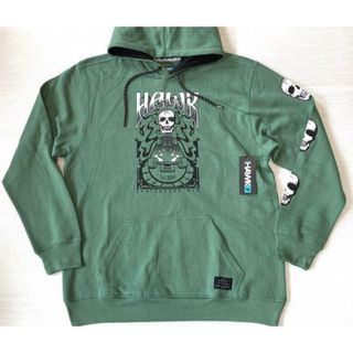 送料無料 新品 TONY HAWK SKULL LOGO HOODIE XXL(パーカー)