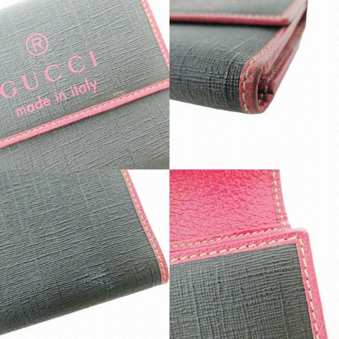 Gucci(グッチ)のグッチ 170400 ロゴ プリント 3つ折り財布 コンパクトウォレット PVC レディースのファッション小物(財布)の商品写真