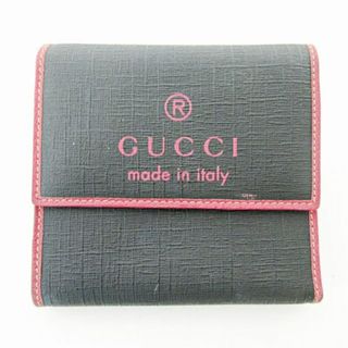 グッチ(Gucci)のグッチ 170400 ロゴ プリント 3つ折り財布 コンパクトウォレット PVC(財布)