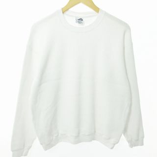 ビューティアンドユースユナイテッドアローズ(BEAUTY&YOUTH UNITED ARROWS)のB&Y アローズ 10oz ヘビー サーマル クルーネック スウェット 白 M(スウェット)