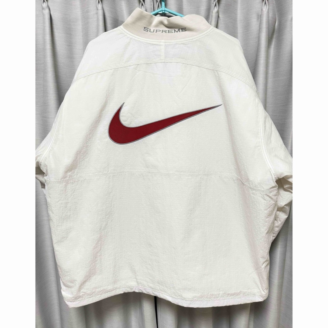 Supreme(シュプリーム)のSupreme x Nike Ripstop Pullover "White" メンズのジャケット/アウター(ナイロンジャケット)の商品写真