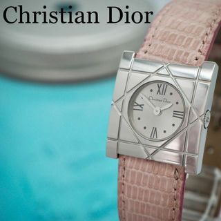 クリスチャンディオール(Christian Dior)の586 クリスチャンディオール時計　クールカレ　スクエア　ピンク　シンプル　人気(腕時計)