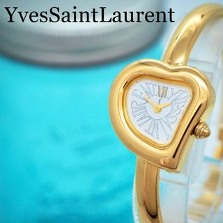 Yves Saint Laurent - 275【美品•希少】イヴサンローラン時計　ハート　レディース腕時計　ゴールド