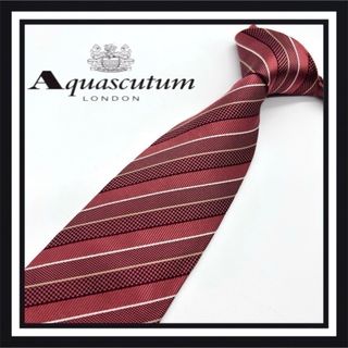 アクアスキュータム(AQUA SCUTUM)の【高級ブランド】Aquascutum アクアスキュータム ネクタイ(ネクタイ)