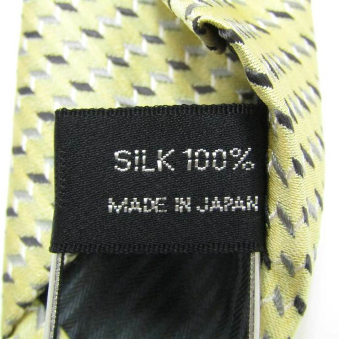 RENOMA(レノマ)のレノマ ブランド ネクタイ 総柄 ドット柄 シルク 日本製 PO  メンズ イエロー renoma メンズのファッション小物(ネクタイ)の商品写真