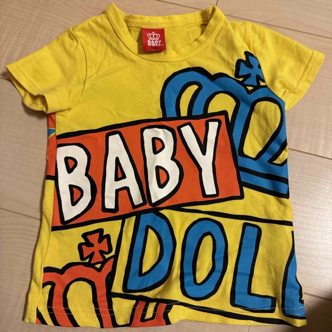 BABYDOLL(ベビードール)のbaby doll Tシャツ　100センチ キッズ/ベビー/マタニティのキッズ服女の子用(90cm~)(Tシャツ/カットソー)の商品写真