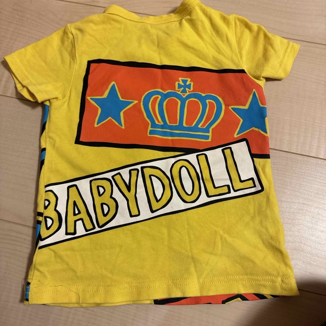 BABYDOLL(ベビードール)のbaby doll Tシャツ　100センチ キッズ/ベビー/マタニティのキッズ服女の子用(90cm~)(Tシャツ/カットソー)の商品写真