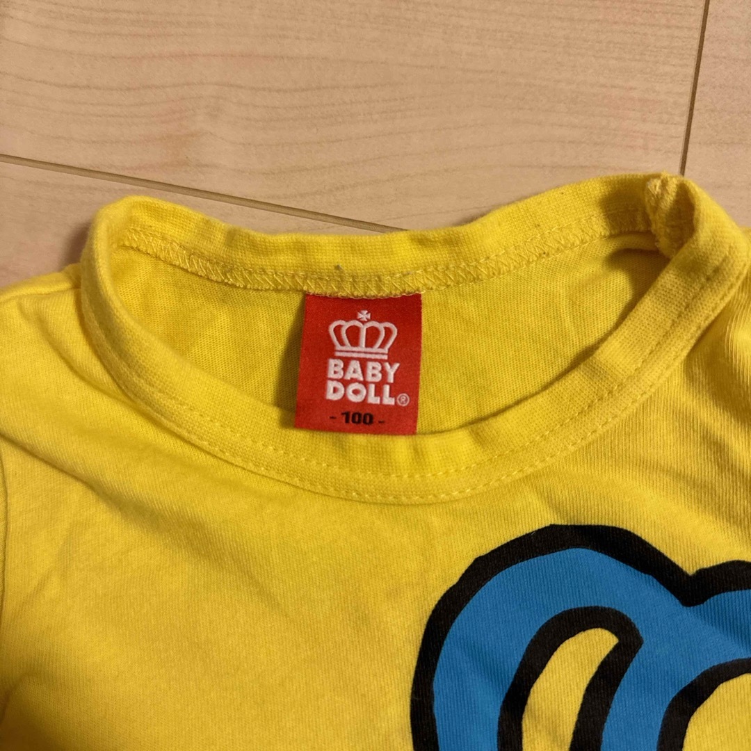 BABYDOLL(ベビードール)のbaby doll Tシャツ　100センチ キッズ/ベビー/マタニティのキッズ服女の子用(90cm~)(Tシャツ/カットソー)の商品写真