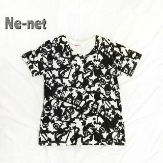 Ne-net - 【Ne-net ネネット】可愛いおばけ柄Tシャツ 半袖 コットンTシャツ