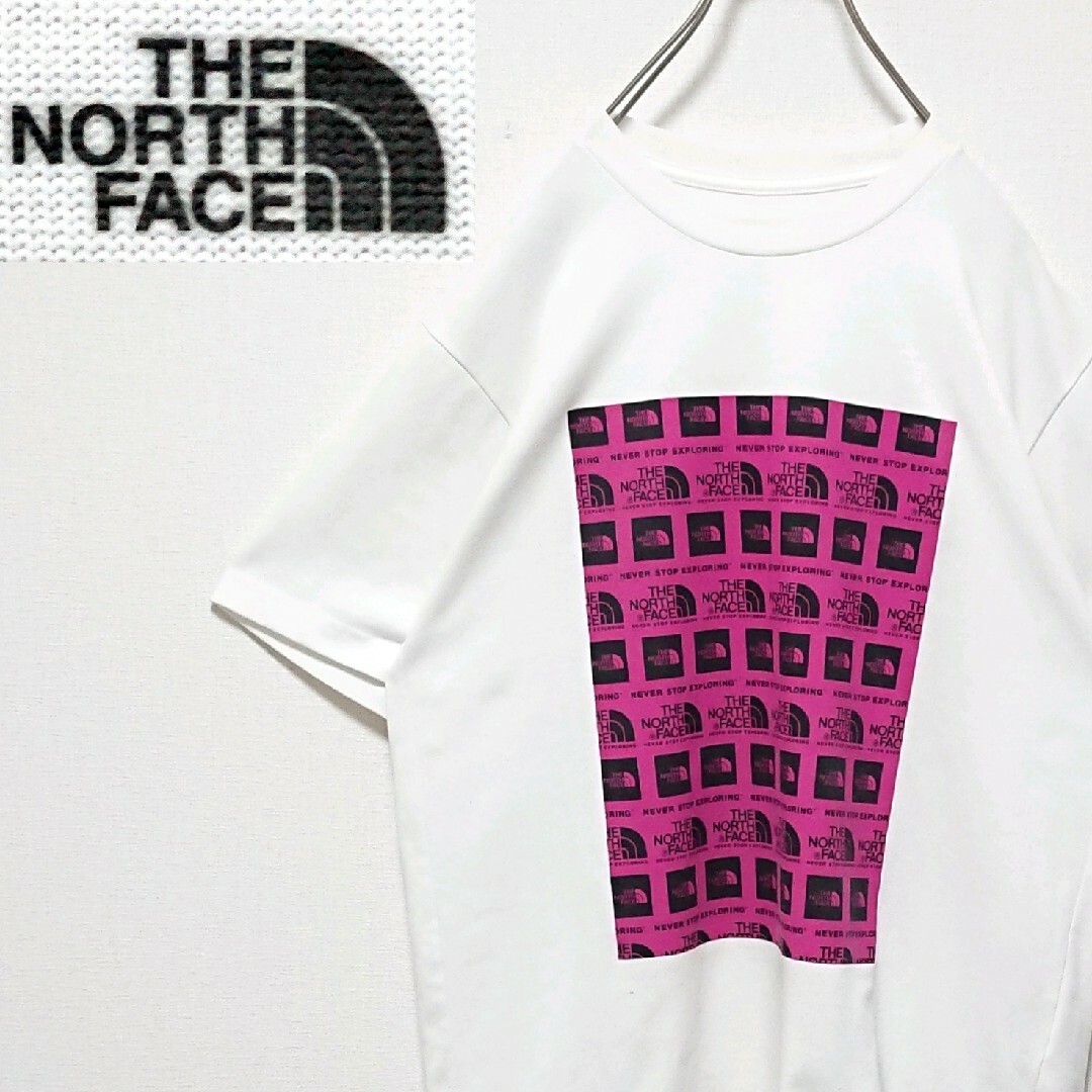 THE NORTH FACE(ザノースフェイス)のノースフェイス ビック ボックス ロゴ ホワイト 半袖 Tシャツ メンズのトップス(Tシャツ/カットソー(半袖/袖なし))の商品写真