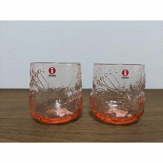 イッタラ　iittala　フルッタ　タンブラー　サーモンピンク　2点　新品