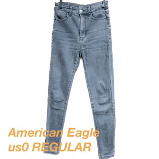 アメリカンイーグル(American Eagle)のアメリカンイーグル ハイライズ ジェギング ブラック スキニー デニム ジーンズ(デニム/ジーンズ)