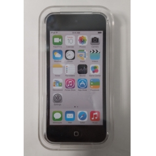 アイポッドタッチ(iPod touch)の第5世代 iPod touch 16GB　ブラックシルバー色(ポータブルプレーヤー)