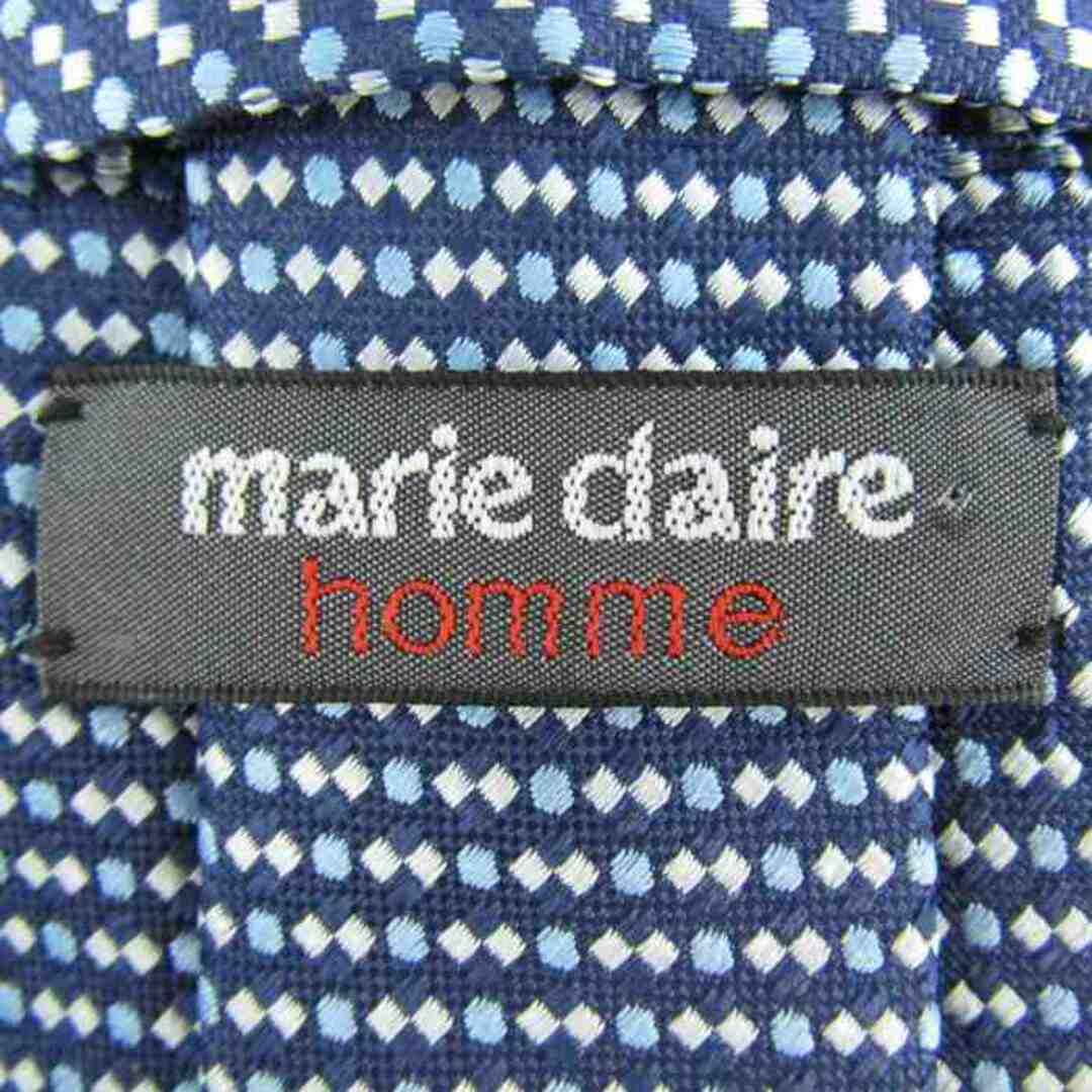 Marie Claire(マリクレール)のマリクレール ブランド ネクタイ 総柄 ドット柄 シルク PO  メンズ ブルー mariclaire メンズのファッション小物(ネクタイ)の商品写真