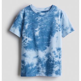 エイチアンドエム(H&M)の新品☆男女兼用☆Tシャツ・ブルー・タイダイ・H＆M☆夏に最適☆オシャレ☆素敵☆(Tシャツ(半袖/袖なし))