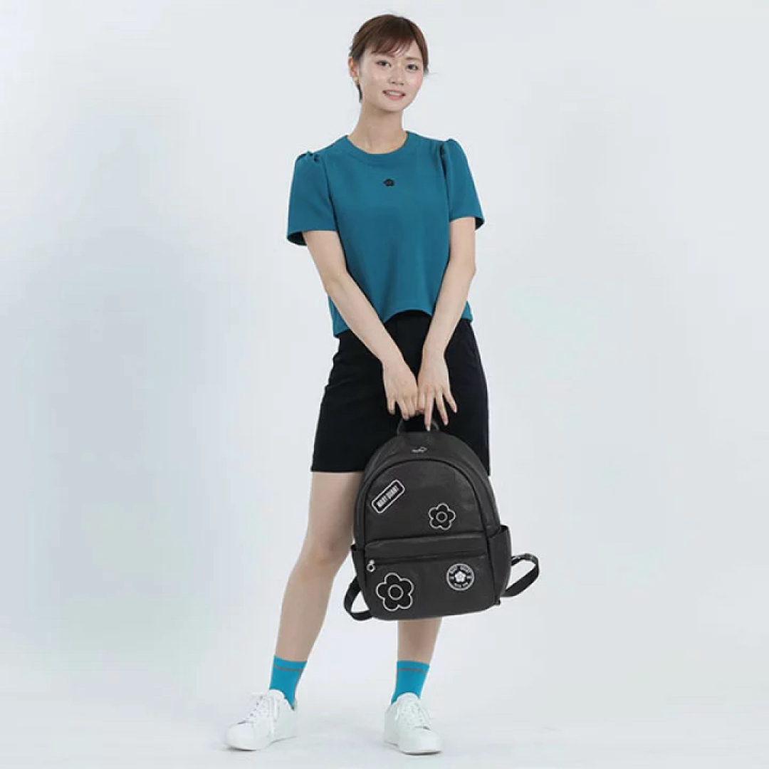 MARY QUANT - マリークワント リュック ワッペン柄 ブラックの通販 by MARY QUANT - マリークワント リュック ワッペン柄 ブラックの通販 by