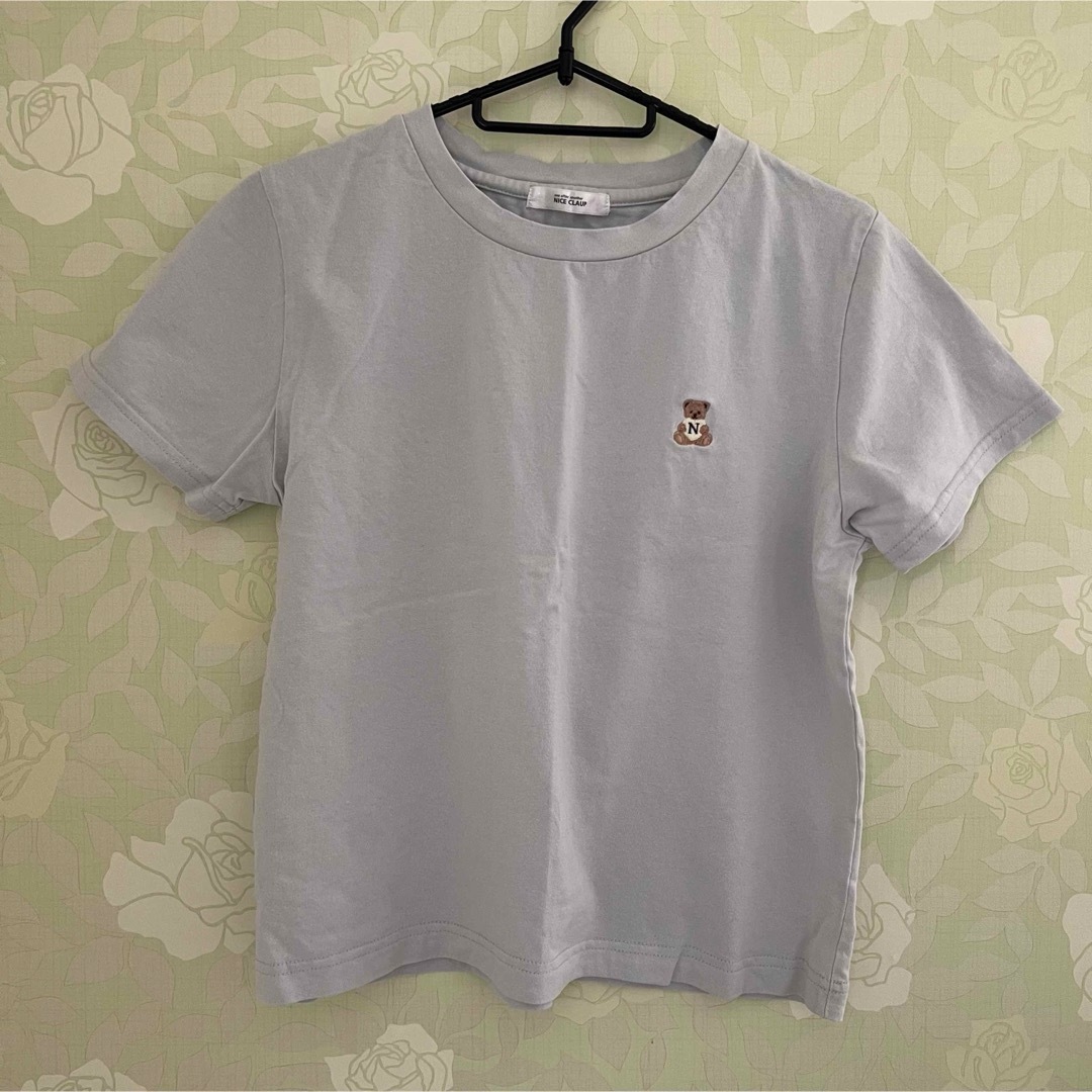 NICE CLAUP(ナイスクラップ)のNICE CLAUP くま刺しゅうTee 半袖 Tシャツ メンズのトップス(Tシャツ/カットソー(半袖/袖なし))の商品写真