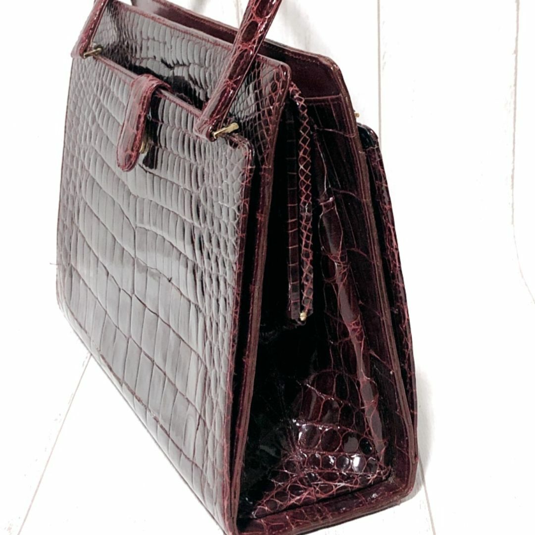 レティルモダ シャイニークロコダイル ハンドバッグ/RETTIL MODA レティルモダ シャイニークロコダイル ハンドバッグ/RETTIL MODA