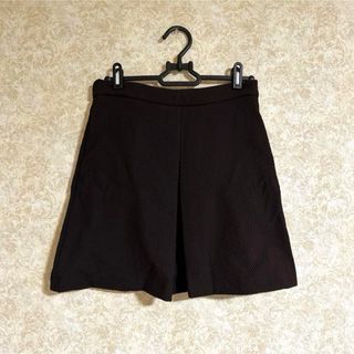 ザラ(ZARA)のZARA BASIC  ダークブラウン　スカート(ミニスカート)