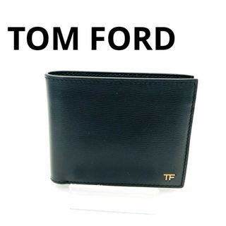 トムフォード(TOM FORD)のトム・フォード 財布　TOM FORD カーフレザー　品薄　希少　人気　ブラック(折り財布)