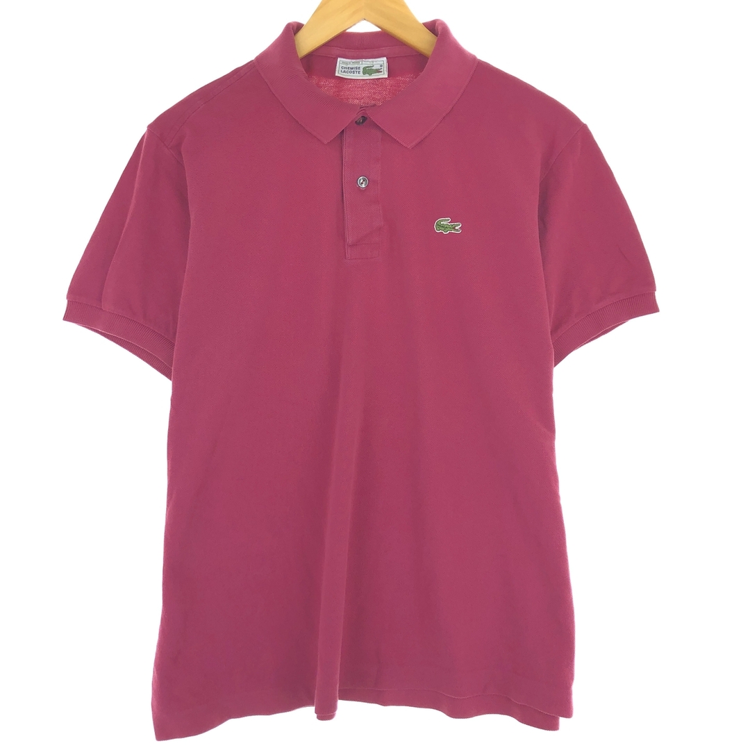 LACOSTE(ラコステ)の古着 ラコステ LACOSTE CHEMISE フレンチラコステ 半袖 ポロシャツ フランス製 7 メンズXXL /eaa440247 メンズのトップス(ポロシャツ)の商品写真