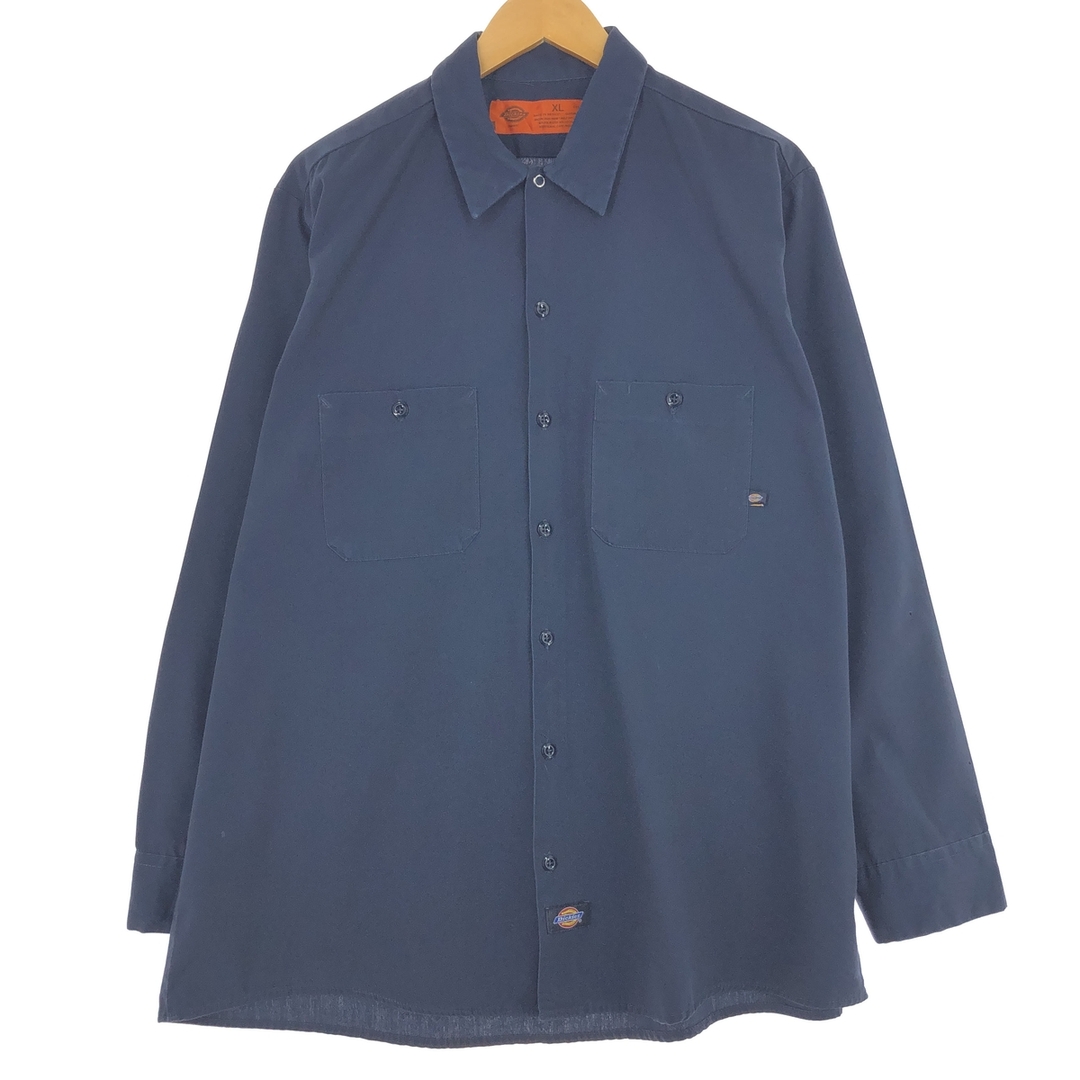 Dickies(ディッキーズ)の古着 ディッキーズ Dickies 長袖 ワークシャツ メンズXL /eaa444070 メンズのトップス(シャツ)の商品写真