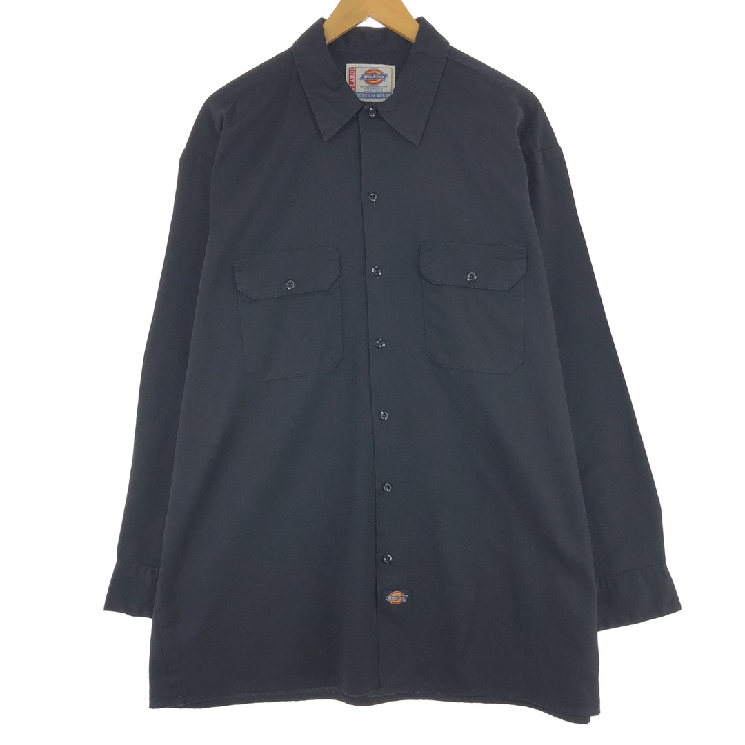 Dickies(ディッキーズ)の古着 ディッキーズ Dickies 長袖 ワークシャツ メンズXL /eaa444071 メンズのトップス(シャツ)の商品写真