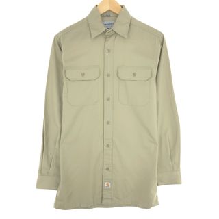 カーハート(carhartt)の古着 カーハート Carhartt RELAXED FIT 長袖 ボタンダウン ワークシャツ メンズS /eaa444074(シャツ)