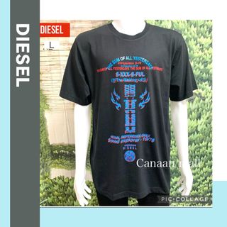 ディーゼル(DIESEL)の【未使用L】DIESEL ディーゼル 黒Tシャツ T-TUBOLAR-X22(Tシャツ/カットソー(半袖/袖なし))