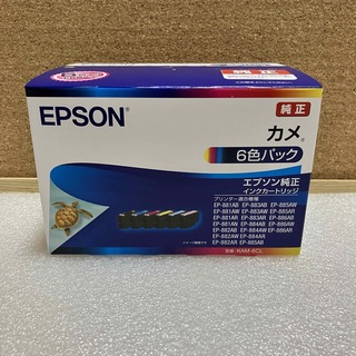 エプソン(EPSON)のEPSON カメ　純正インク KAM-6CL(PC周辺機器)