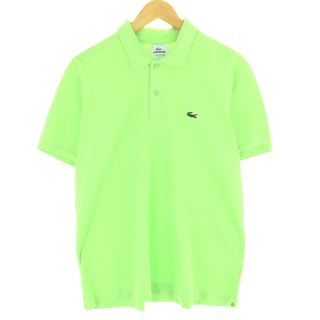 ラコステ(LACOSTE)の古着 ラコステ LACOSTE 半袖 ポロシャツ 6 メンズXL /eaa440251(ポロシャツ)