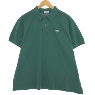 ラコステ(LACOSTE)の古着 ラコステ LACOSTE 半袖 ポロシャツ フランス製 6 メンズXL /eaa440255(ポロシャツ)