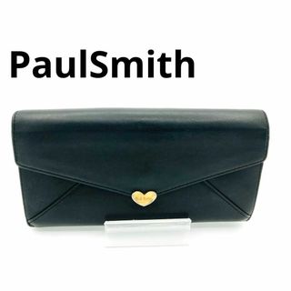 ポールスミス(Paul Smith)のPaulSmith ポールスミス　長財布　ブラック　ハート　品薄　希少　人気　黒(財布)