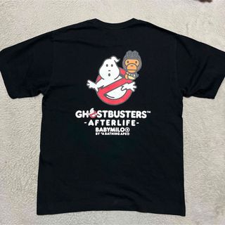 APE BAPE GHOSTBUSTERS ゴーストバスターズ　tシャツ　L 黒