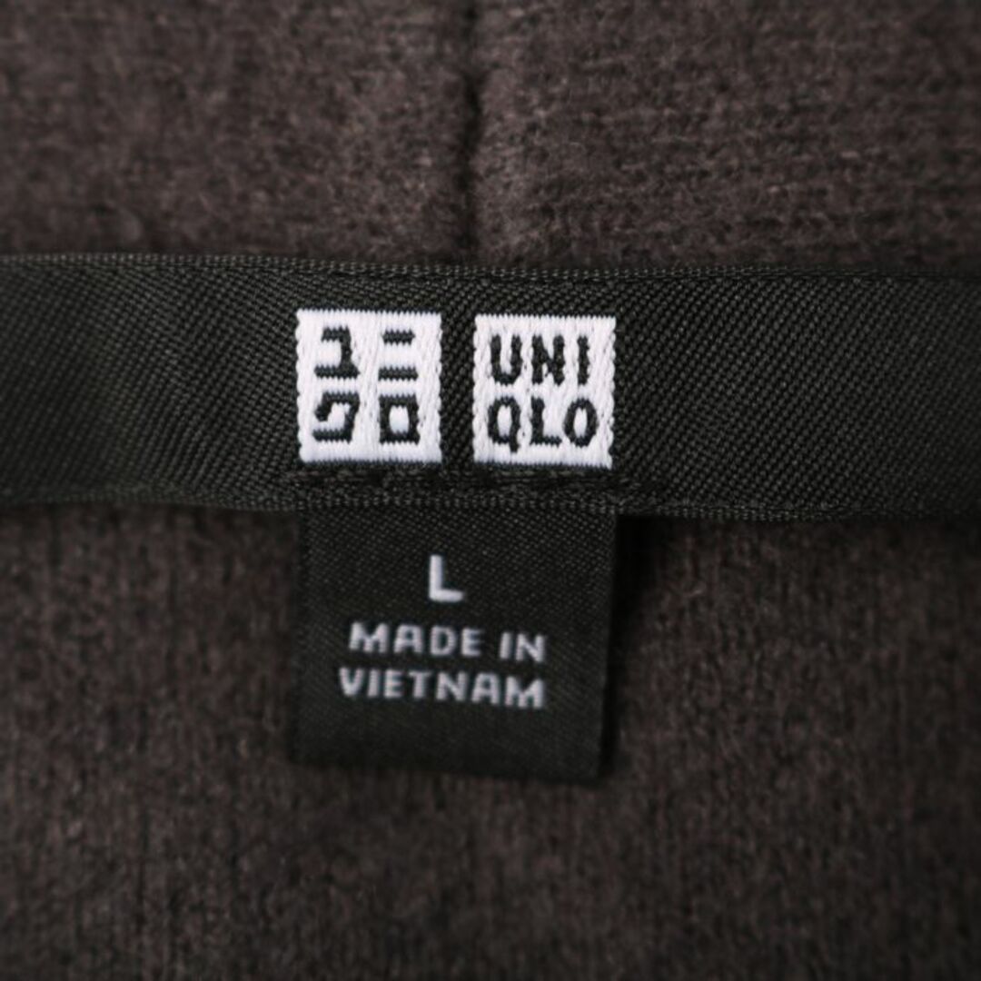 UNIQLO(ユニクロ)のユニクロ カーディガン ニット セーター ロング丈 コート レディース Lサイズ グレー UNIQLO レディースのトップス(カーディガン)の商品写真