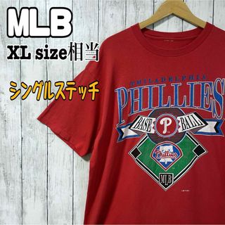 シングルステッチ 90s ビンテージ フィラデルフィアフィリーズ MLB 古着(Tシャツ/カットソー(半袖/袖なし))