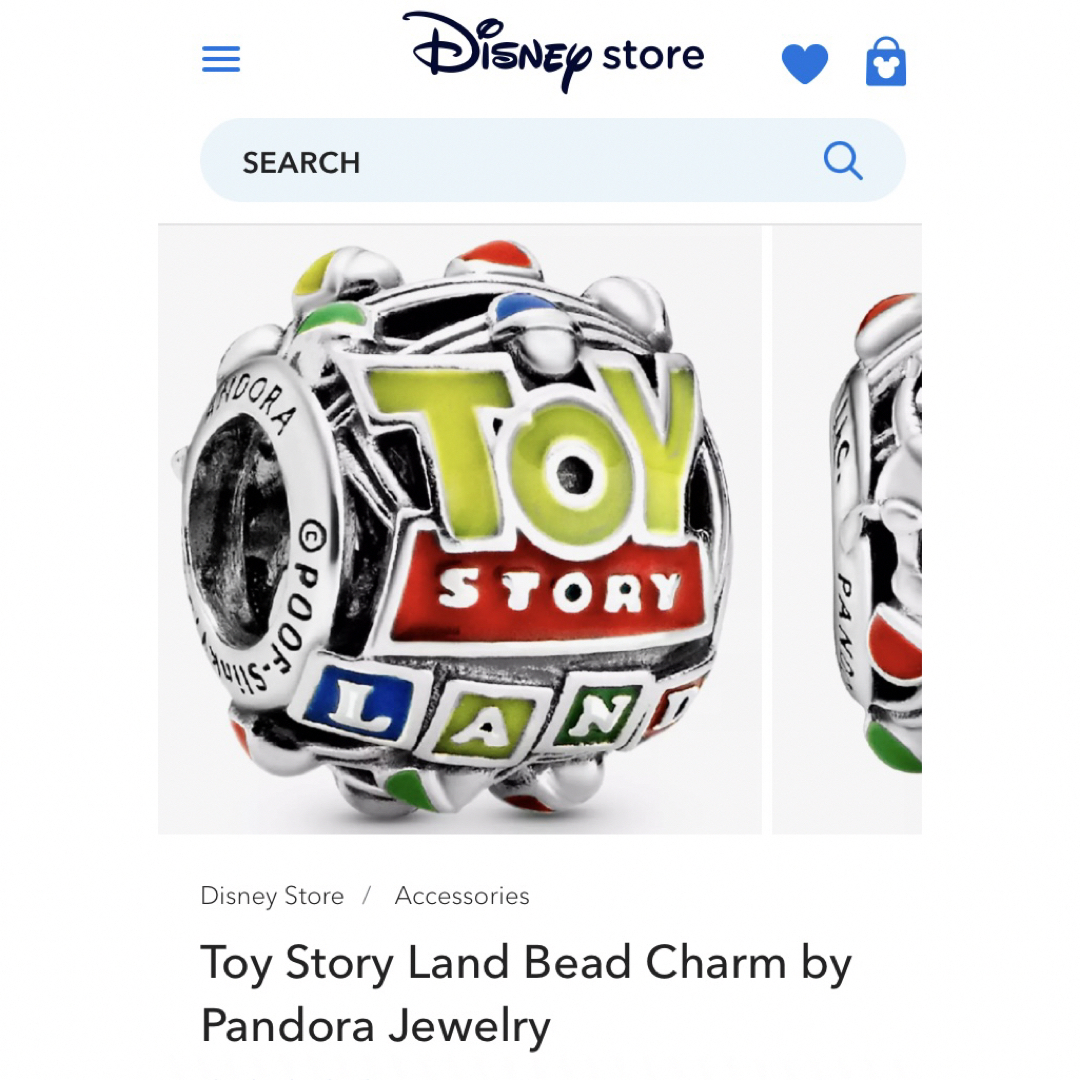 Disney(ディズニー)のPandora Disney Pixar Toy Story Charm レディースのアクセサリー(チャーム)の商品写真