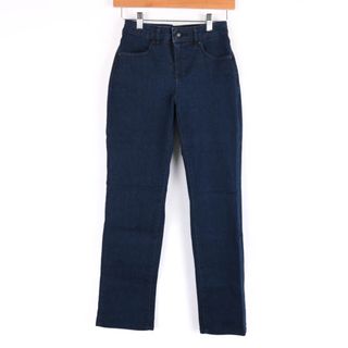 ユニクロ(UNIQLO)のユニクロ デニムパンツ ストレート ジーンズ UNIQLO JEANS レディース 23(58.5cm)サイズ ネイビー UNIQLO(デニム/ジーンズ)