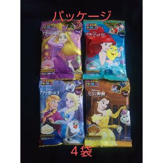 ディズニー(Disney)のチロルチョコ ディズニープリンセス ディズニー パッケージ ４袋 セット(キャラクターグッズ)