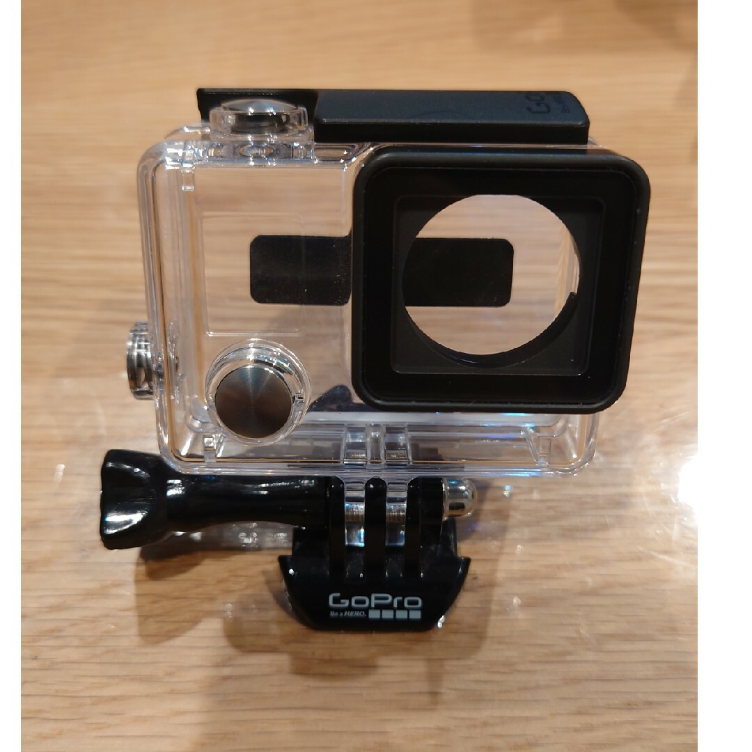 GoPro(ゴープロ)の【美品】純正GOPRO HERO4 防水ハウジングケース スマホ/家電/カメラのカメラ(ビデオカメラ)の商品写真