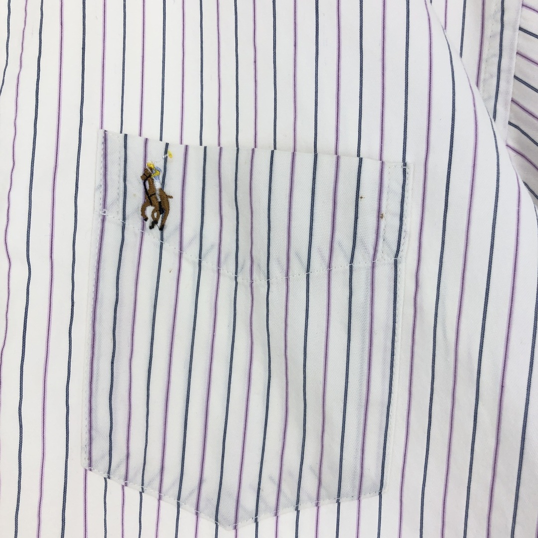 Ralph Lauren(ラルフローレン)の古着 ラルフローレン Ralph Lauren 半袖 ストライプシャツ メンズL /eaa444780 メンズのトップス(シャツ)の商品写真