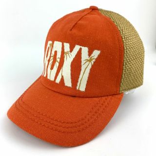 ロキシー(Roxy)のロキシー キャップ ロゴ リネン ブランド 帽子 レディース オレンジ ROXY(キャップ)