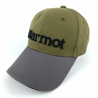 マーモット(MARMOT)のマーモット キャップ ロゴ アウトドアウエア ブランド 帽子 メンズ ONEサイズ オリーブグリーン Marmot(キャップ)