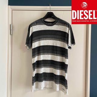 ディーゼル(DIESEL)の【夏物セール】 ディーゼル ボーダー 半袖 tシャツ(Tシャツ/カットソー(半袖/袖なし))