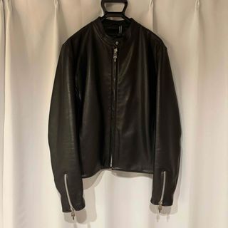 クロムハーツ(Chrome Hearts)のクロムハーツ レーシング2 鑑定書付 レザージャケット ライダース L サイズ(レザージャケット)