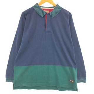 古着 90年代 ウールリッチ WOOLRICH 長袖 ラガーシャツ メンズL ヴィンテージ /eaa430711