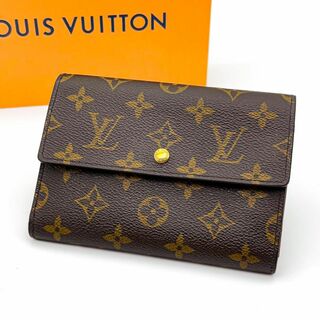 ルイヴィトン(LOUIS VUITTON)の【極美品】ルイヴィトン モノグラム ポルトトレゾール エテュイ パピエ 折り財布(財布)