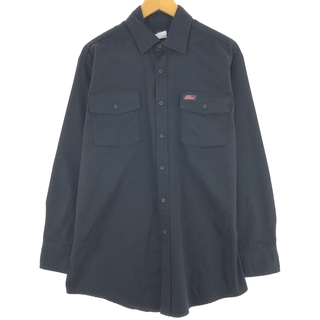 ディッキーズ(Dickies)の古着 ディッキーズ Dickies 長袖 ワークシャツ メンズM /eaa444052(シャツ)