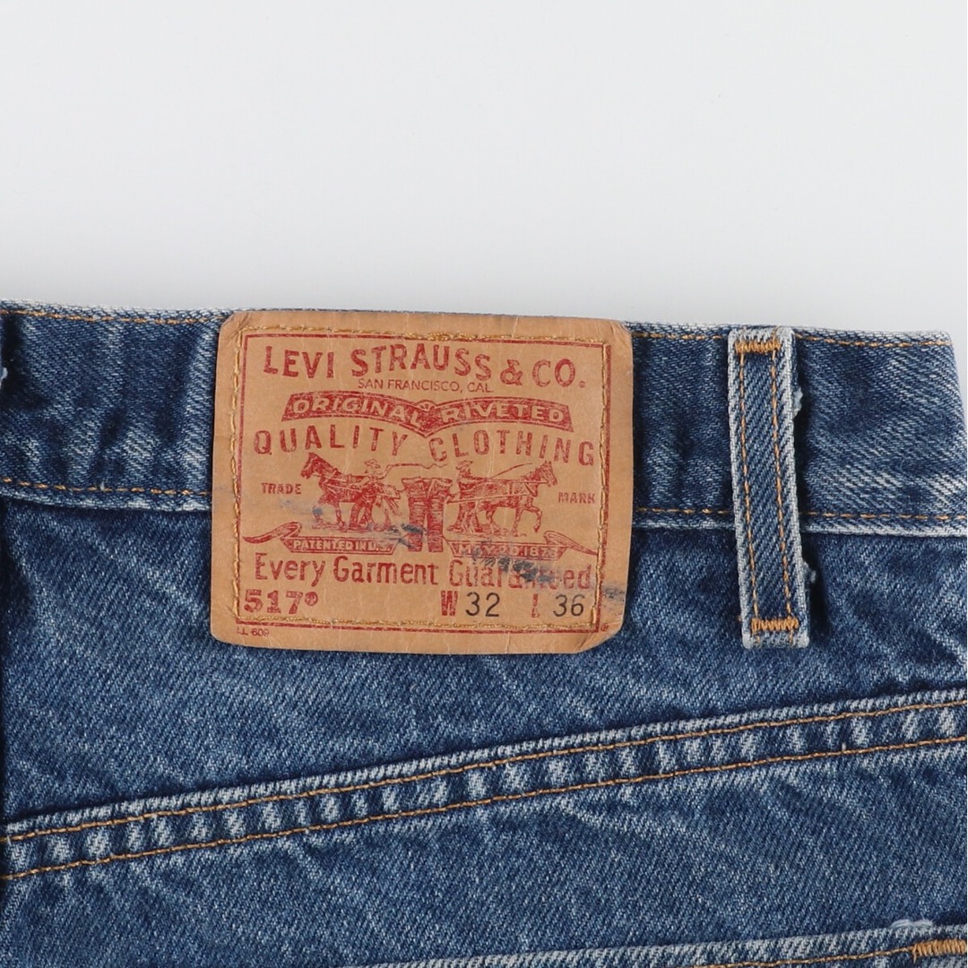 Levi's(リーバイス)の古着 リーバイス Levi's 517 BOOT CUT ブーツカットデニムパンツ USA製 メンズw32 /eaa444432 メンズのパンツ(デニム/ジーンズ)の商品写真