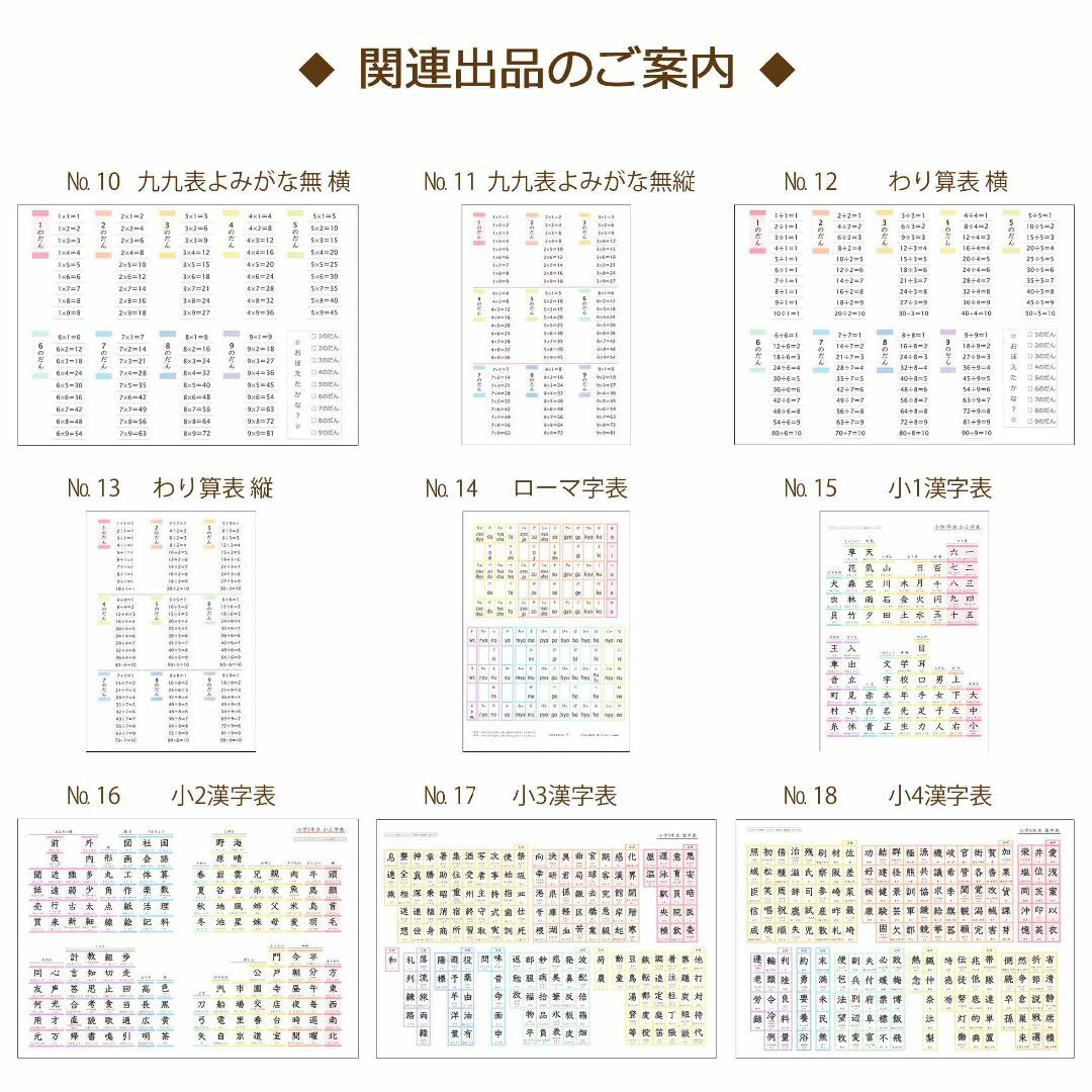 №17 小学校3年生 漢字表 ☆ エンタメ/ホビーの本(語学/参考書)の商品写真